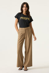 Pantalon beige foncé