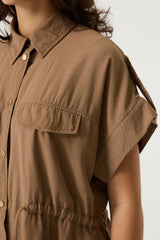 Chemise marron