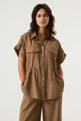Chemise marron