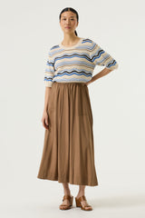 Jupe marron