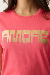 Tee shirt rose