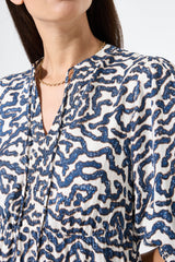 Robe longue imprimée