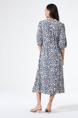 Robe longue imprimée