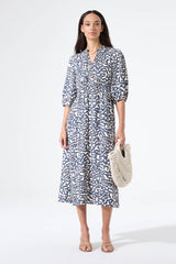 Robe longue imprimée