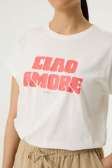 Tee shirt blanc cassé
