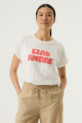 Tee shirt blanc cassé