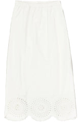Jupe blanc cassé