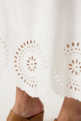 Jupe blanc cassé