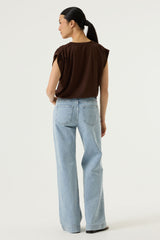 Tee shirt marron