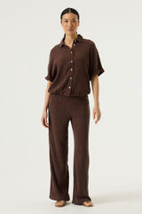 Chemise marron