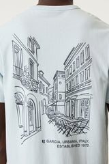 Tee shirt bleu clair