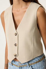 Gilet beige