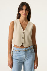 Gilet beige