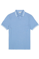 Polo bleu clair