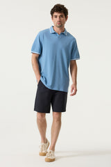 Polo bleu clair