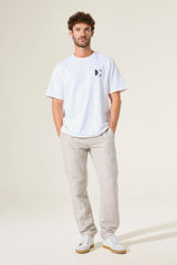Pantalon chino beige
