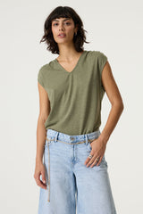Tee shirt vert olive