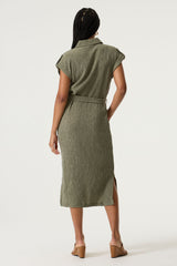 Robe vert olive