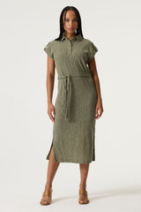 Robe vert olive