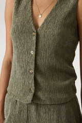 Débardeur vert olive