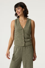 Débardeur vert olive