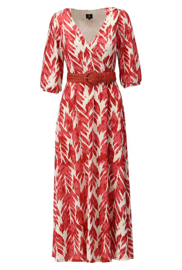 Robe longue imprimée