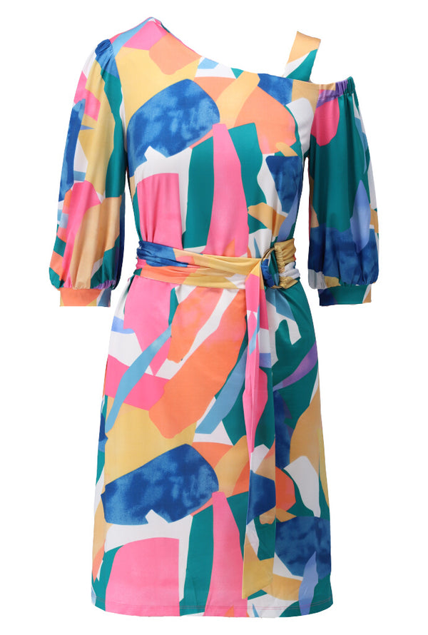 Robe courte imprimée