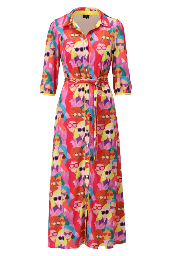Robe imprimé multicolore