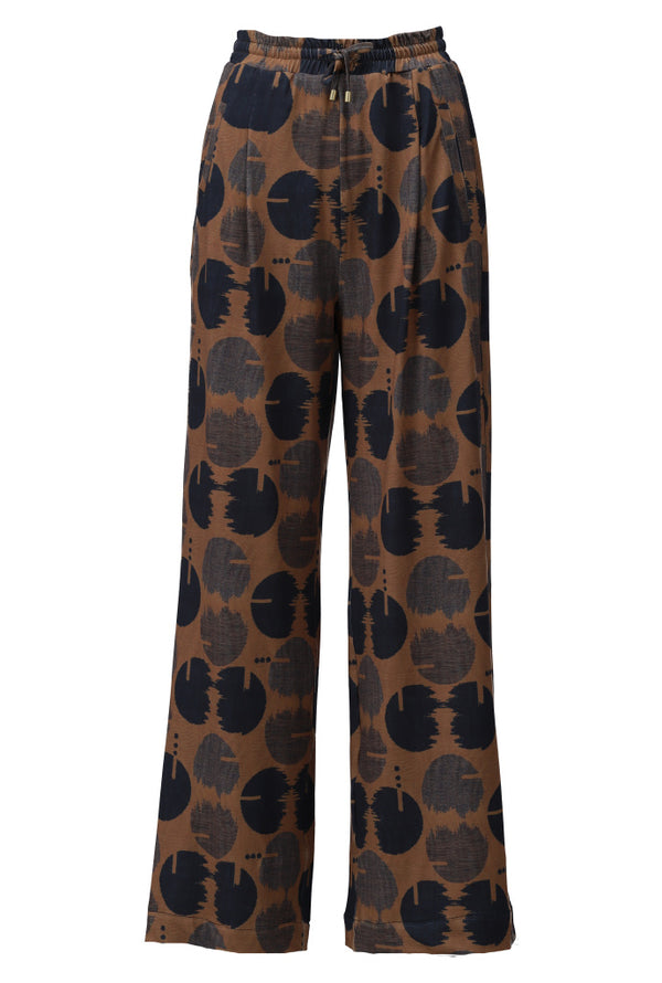 Pantalon à motifs
