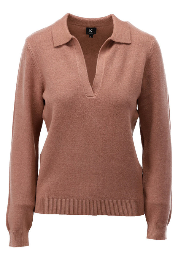 Pull col polo moka