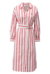 Robe chemise rouge
