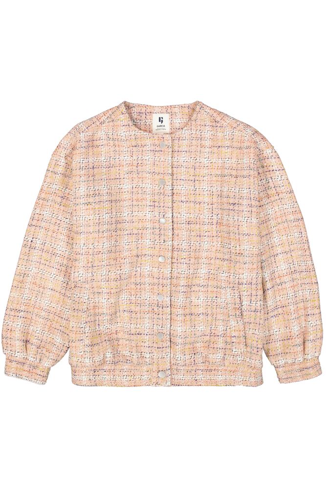 Veste en tweed à carreaux