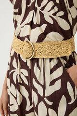 Ceinture en raphia