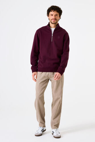 Pantalon côtelé beige