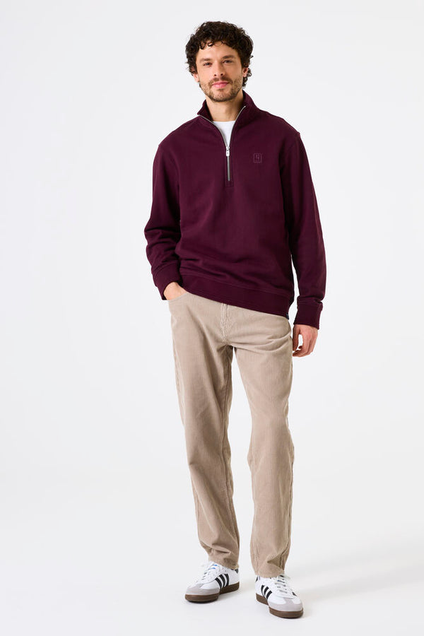 Pantalon côtelé beige