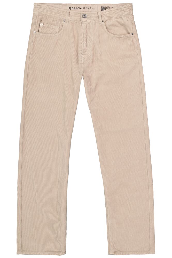 Pantalon côtelé beige