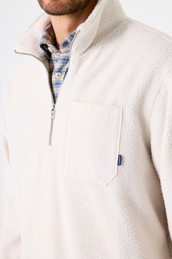 Sweat teddy écru