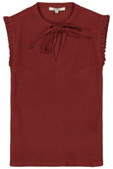 Top rouge brique