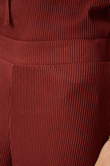 Pantalon rouge brique
