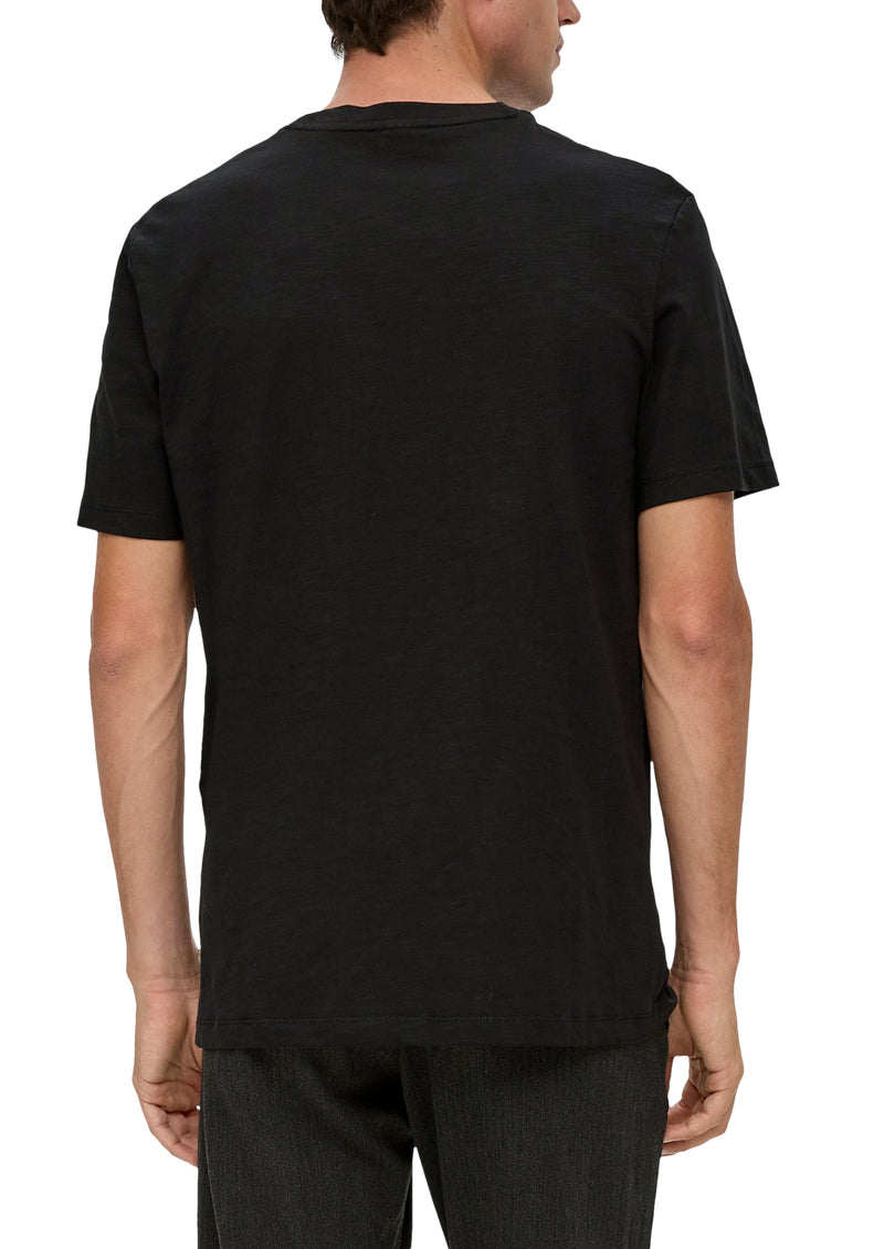 Tee-shirt noir avec imprimé